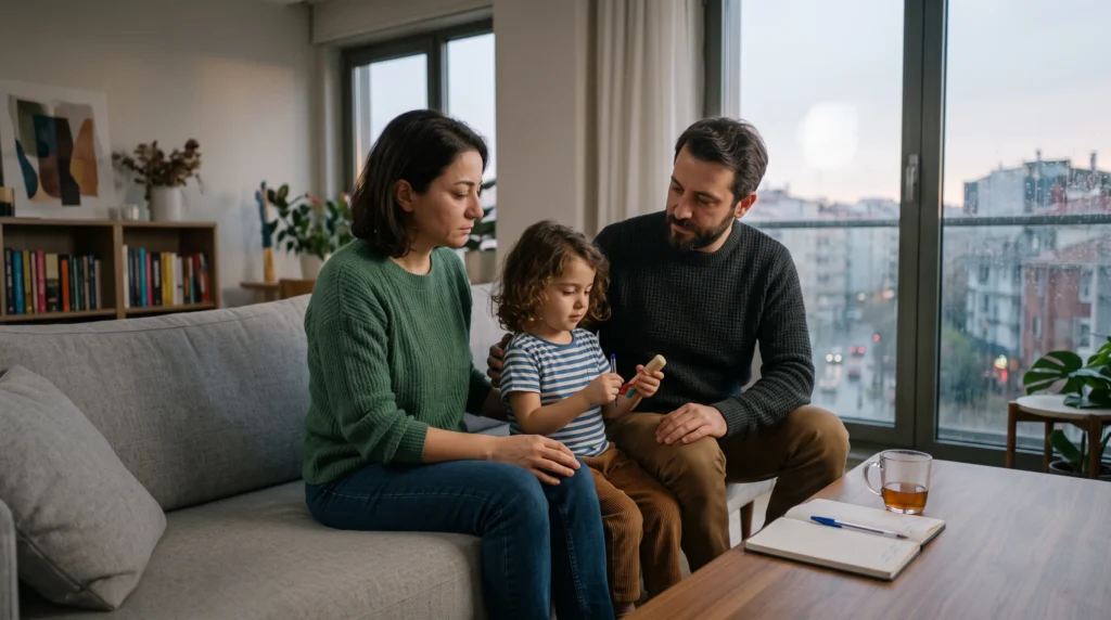 Boşanma Kararı Vermek Neden Bu Kadar Zor Olabilir? 1 Boşanma kararı sürecinde çocuklarıyla birlikte vakit geçiren ebeveynler